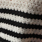 Top crochet Rosita - noir & blanc