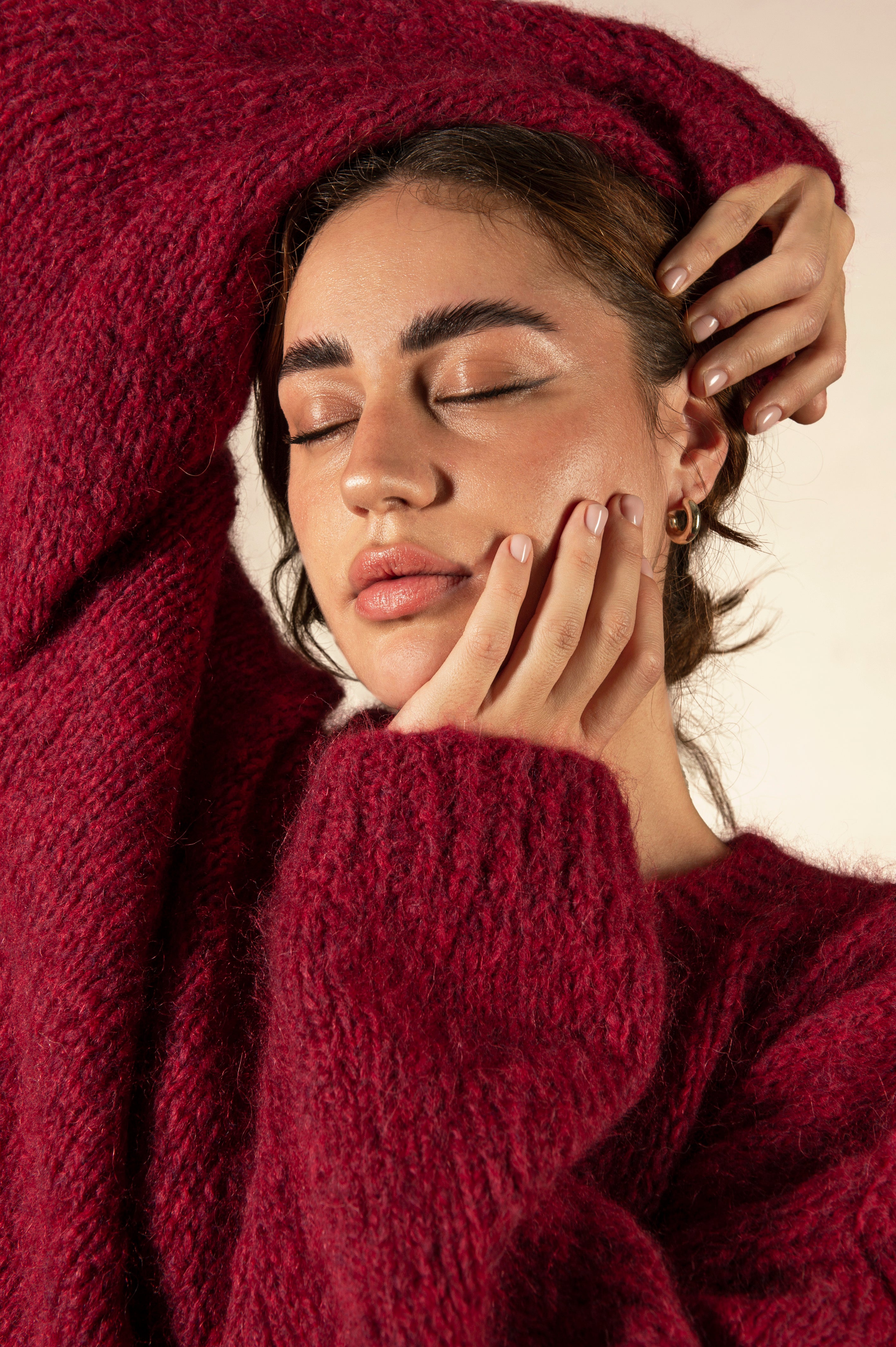 Pull Jacques unisexe rouge