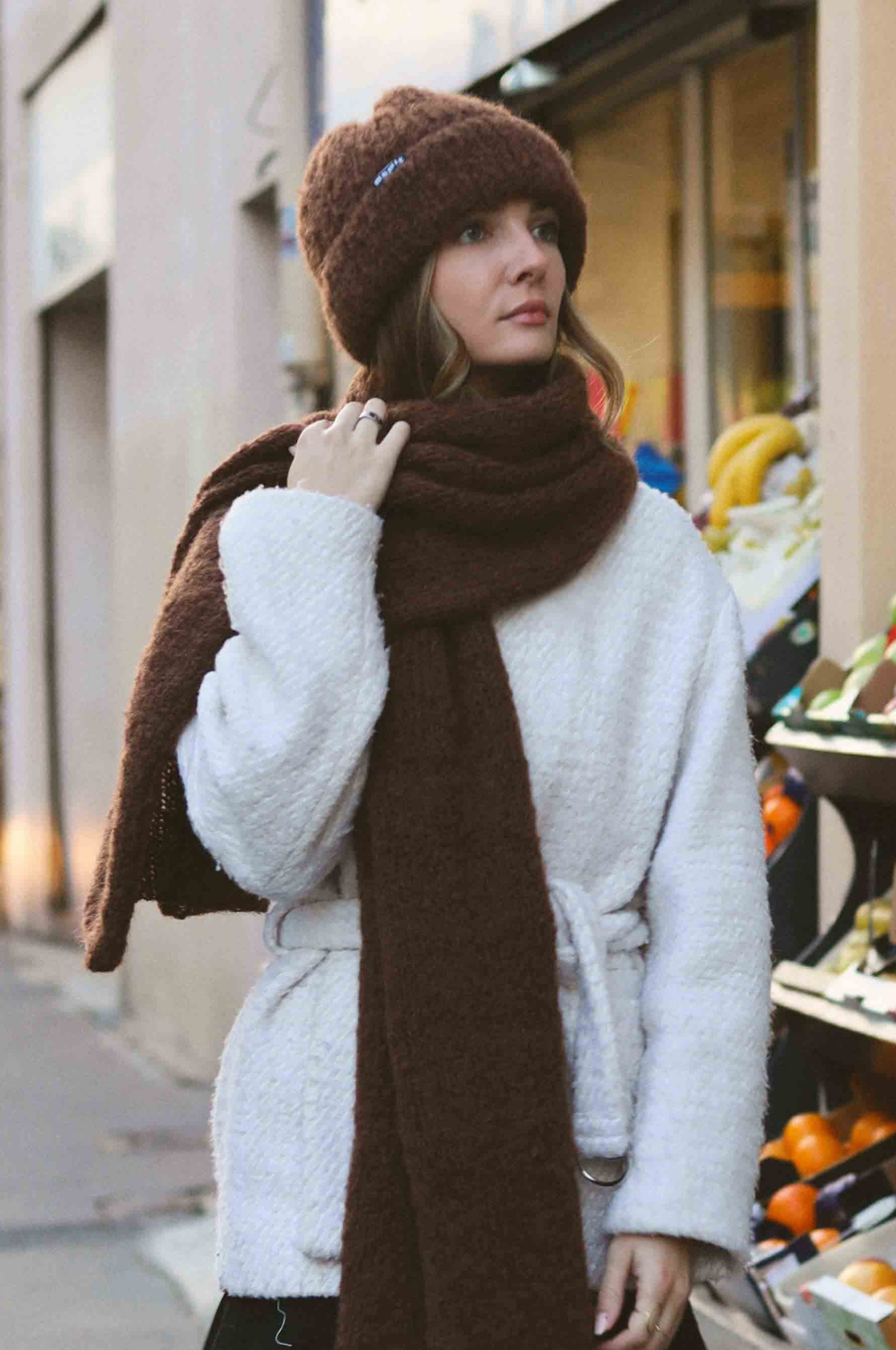 Bonnet Gabi marron