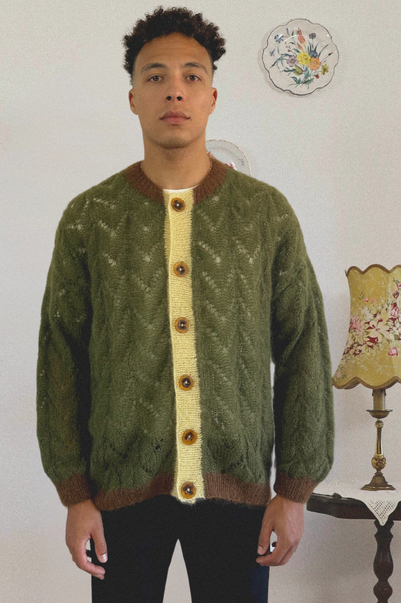Cardigan Claude kaki