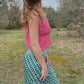 Top crochet Rosita - rose