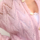 Gilet Claudine - rose pastel