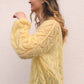 Gilet Claudine - jaune pastel