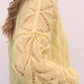 Gilet Claudine - jaune pastel
