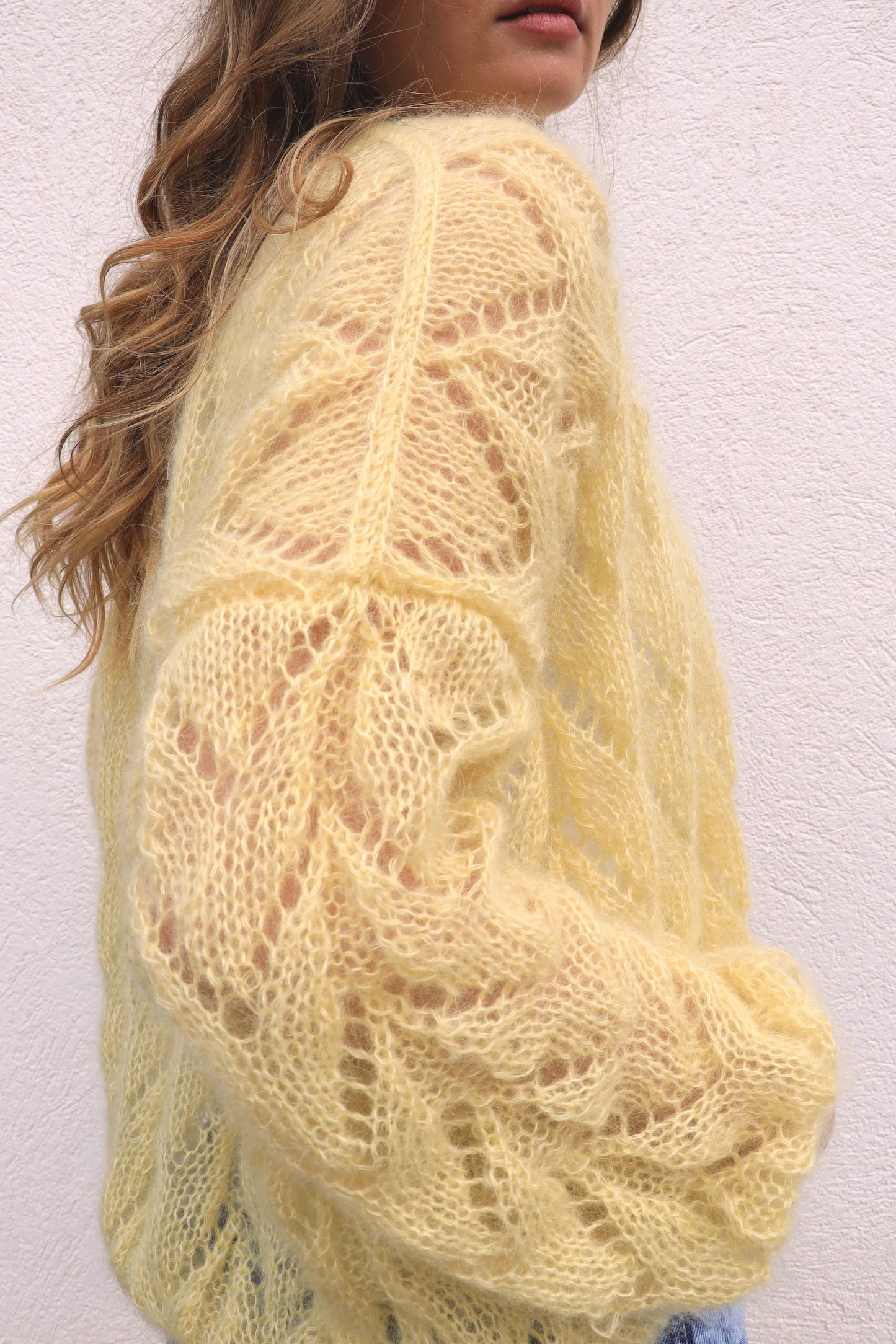 Gilet Claudine - jaune pastel