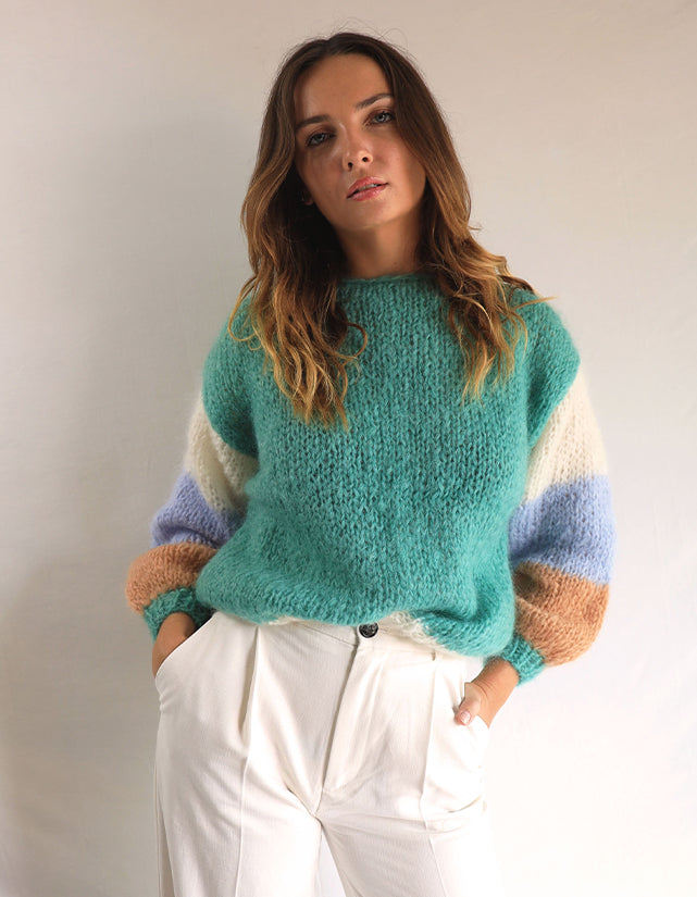 Pull Colette - émeraude