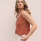 Top crochet Rosita - marron